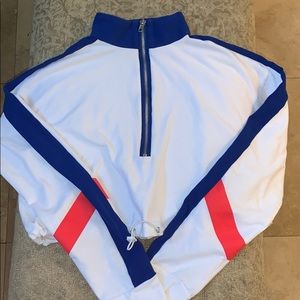 Crop top quarter zip